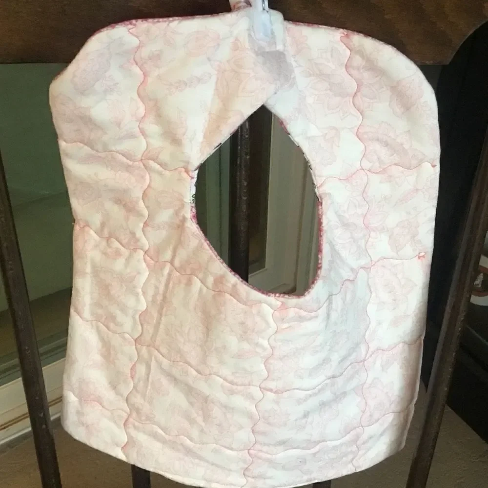 3/$25 or $12 ea.  NWT Handmade Reversible Quilted Baby Bib